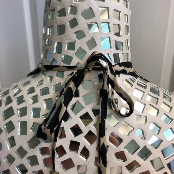 Laundry by Shelli Segal Silk Halter Wrap Dress - Picture 6 of 8